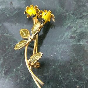 Lilies brooch 2" size